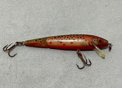 Leurre Vintage Rebel J3001S Jointed Minnow - 5 1/4" - Noir/Argent - NOS