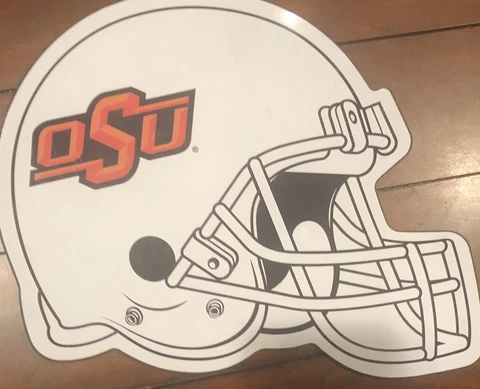Oklahoma State Cowboys Large Helmet Spirit Car Magnet Cover