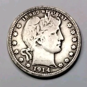 1914 Barber Quarter - Picture 1 of 4