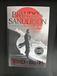 SIGNED Brandon Sanderson Autographed Book - Wind and Truth (UK Ed) *see descript - Picture 1 of 9