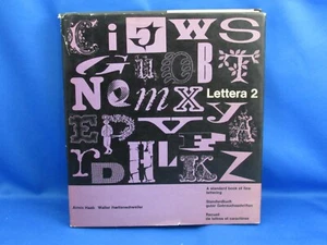 Lettera 2 A Standard Book of Fine Lettering Armin Haab 1961 HC/DJ - Picture 1 of 5