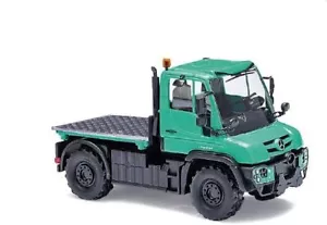 Modellino Mercedes-Benz Unimog U 430 1:87 Verde Di Busch Q2000241DEU - Foto 1 di 1