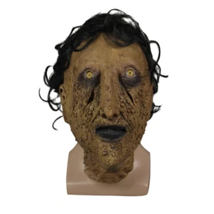 Halloween Ghosting Lepers Face Scary Mask Cosplay Masquerade Full Head Mask Prop - Picture 1 of 11