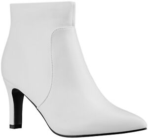 [NEW] ILLUDE Women's Ankle Boots Pointed Toe Sexy High Heels Side Zipper Booties