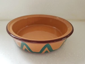 Pier One Hand Painted Stoneware Serving Bowl 8" Round Made in Italy - Picture 1 of 6