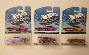 Hot Wheels Cool Classics 1:64 3 Stück - Bild 1 von 4