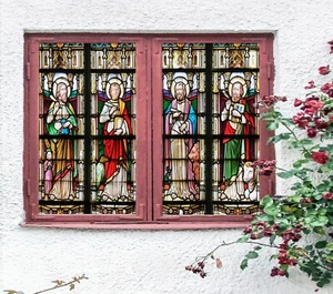 3D Palace God D543 Window Film Print Sticker Cling Stained Glass UV Block Amy - Bild 1 von 11