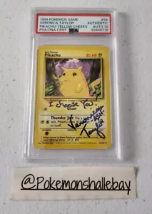 Pikachu 58/102 - Veronica Taylor (Ash) Signature *PSA AUTO 10 - AUTHENTIC* - Picture 1 of 9