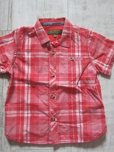 TED BAKER Boy's SHORT SLEEVED Shirt CHECK DESIGN 18 - 24 Months PRISTINE - Picture 1 of 3