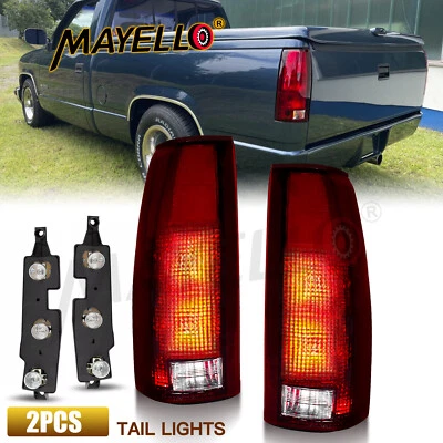 Lámpara de luces traseras de humo para Chevy C/K C10 1500/2500/3500 Tahoe Suburban 1988-1999 Foto 1 de 4