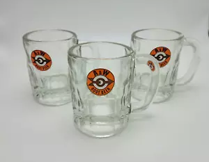 Gafas de cerveza de raíz A&W (3) gruesas pesadas vintage flecha diana - Imagen 1 de 1