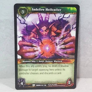 World Of Warcraft Crown Of The Heavens 142/198 Jadefire Hellcaller TCG Card - Picture 1 of 2