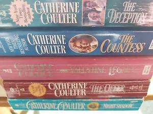 Catherine Coulter 5 Books night shadow the offer deception countess Valentine Le - Picture 1 of 8