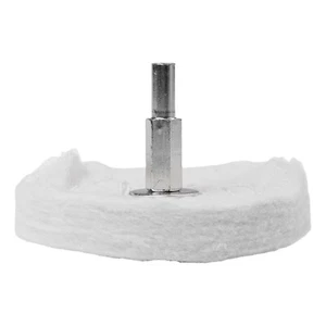 100 mm/4 Zoll Baumwolltuch-Schwabbelscheibe für Bohrmaschine Polieren Feinpolie - Bild 1 von 12
