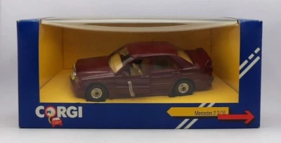 CORGI C386/8 MERCEDES 2.3/16 BURGUNDY VERY NEAR MINT BOXED - Image 1 of 4