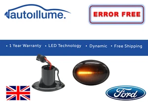 Ford Ka Fiesta Transit dynamische fegende Blinker geräucherte LED sequentiell - Bild 1 von 4