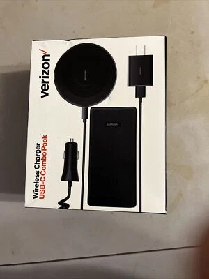 Verizon Wireless Charger Combo Pack, iPhone Charging Pad+Battery Pack+Chargers - Image 1 of 2