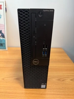 Dell Optiplex 3050 i5-7500 3.40GHz Win 10 Pro Desktop PC 128GB SSD 8GB RAM - Image 1 of 4