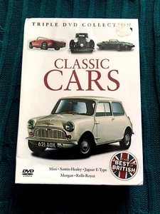 CLASSIC CARS – TRIPPLE DVD COLLECTION - 3-DISC BOX SET- NEW- FREE SHIPPING - Picture 1 of 3
