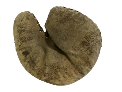 Guante de béisbol Frank Hayes años 30 vintage antiguo hebilla trasera UMCO Foto 1 de 4