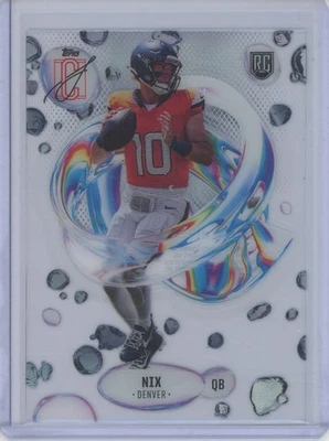 2024 Topps Signature Class Finesse #F4 Bo Nix RC Rookie  - Image 1 of 2