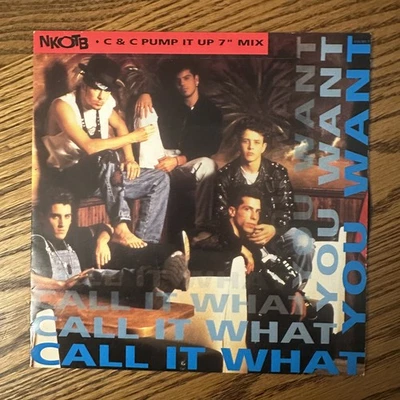 New Kids On The Block – Call It What You Want - Vinyl 7" Single UK Import - VG+ - Image 1 of 2