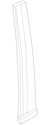 Genuíno Honda 2012-2015 Honda Civic - Guarnição L faixa da porta traseira 72970-TR3-A01 - Imagem 1 de 3