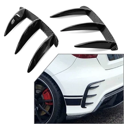 Parachoques trasero divisor alerón canard ventilación aire para Mercedes Benz W176 A250 A45 Foto 1 de 4