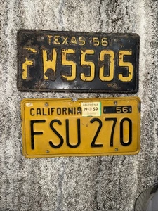 RARE 1956 CALIFORNIA Texas Great For Man Cave Obsolete - Bild 1 von 5