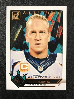 2024 Donruss #1 Peyton Manning Denver Broncos All-Time Gridiron Kings Foto 1 de 2