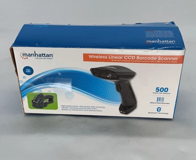 Manhattan Long Range 200 mm (8 pulgadas)  Escáner de código de barras CCD USB 177672 Foto 1 de 4