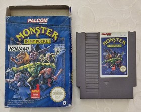 Monster in my Pocket f&uuml;r das NES, PAL B, NOE, mit OVP, Spiel, ohne Anleitung