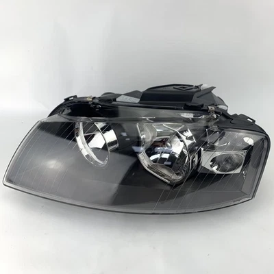 Left Passenger Headlight Lamp Light Fits Audi A3 (8P) 2003-2008 - Image 1 of 4