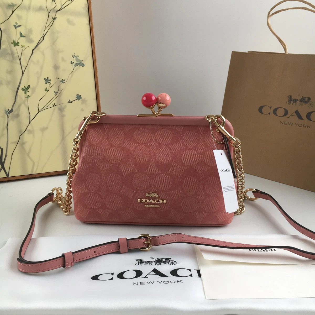 Coach Pink Bags & Handbags for Women for sale | eBay