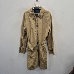 Ralph Lauren Polo Reversible Balmacaan Beige Belted Trenchcoat Size Medium - Bild 1 von 6