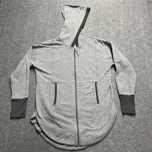 Te Verde Full Zip Hoodie Women's Size Medium Gray Pockets - Picture 1 of 6