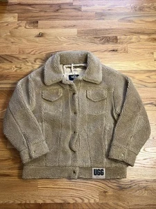 Chaqueta de camionero UGG Frankie Sherpa CAMEL talla mediana para mujer’s - Imagen 1 de 13