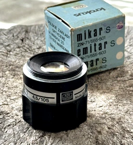 POLAND lens for enlarger AMAR 4.5/105 PZO M42 mount Vintage Creative Macro LENS - Picture 1 of 12