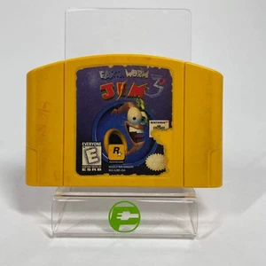 Earthworm Jim 3D (Nintendo 64 N64, 1999) Authentic - Picture 1 of 6