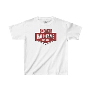 SNEAKER TEE FOR KIDS to match Air Jordan 1 BRED, JORDAN 4 FIR RED, YOUTH TEES - Picture 1 of 9