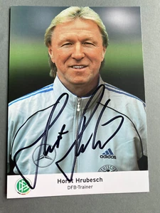 HORST HRUBESCH original DFB signed Trainerserie DFB-Autogrammkarte 10x15 - Bild 1 von 1