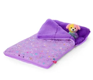 American Girl doll Summer McKinny's SLEEP ACCESSORIES Sleeping Bag & Toy Dog - Picture 1 of 9