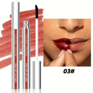24H Lip Liner Stain #03 Peach Coral Waterproof Matte – Free Shipping Waterproof - Picture 1 of 5