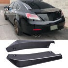 For Acura TL TLX ILX Carbon Fiber Rear Spats Bumper Diffuser Side Splitter Set