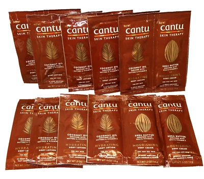 Lot of 20 Cantu Shea Butter & Coconut Nourishing Dry Skin Body Cream 0.5 Sample - Image 1 of 4
