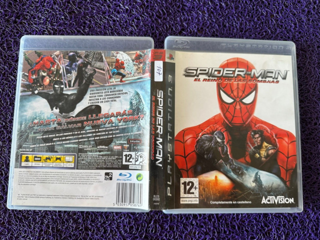 Spider-man Web of Shadows Original - PS2 - Sebo dos Games - 10 anos!