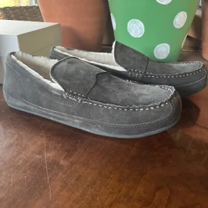 Vince Gibson Genuine Suede Slipper, Coastal Gray, Mens Size 10M / 44 - Picture 1 of 7