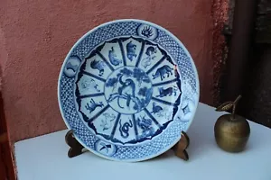 Kangxi chinesischer Porzellan-Stil Teller Paul Schrader Jahressteller 1980 handbemalt - Bild 1 von 9