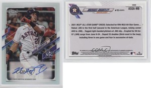 2021 Topps Chrome Update Target All-Star Game Michael Brantley #ASGA-MB Auto