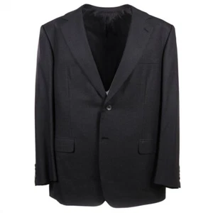 NWT $5995 BRIONI Classic-Fit Solid Charcoal Gray Super 150s Wool Suit 48 R - Picture 1 of 10